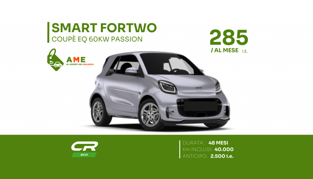 smart fortwo eq noleggio