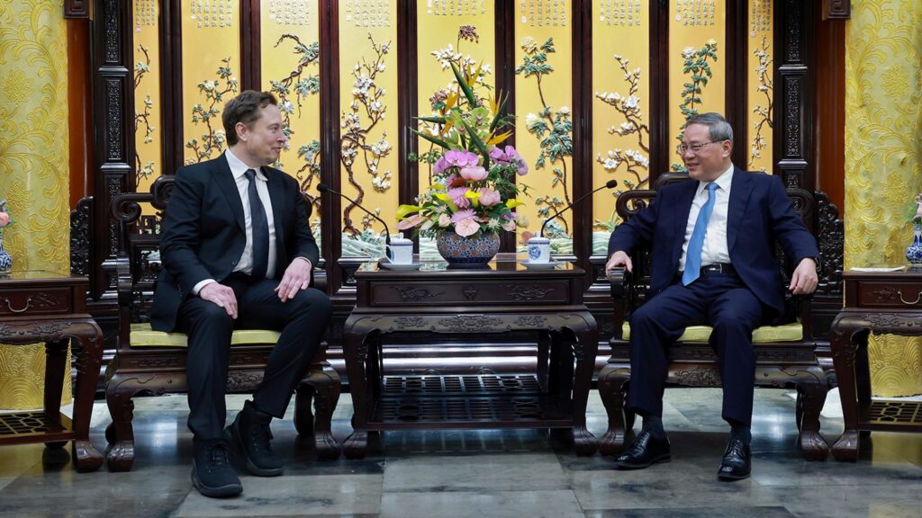 Elon Musk in Cina