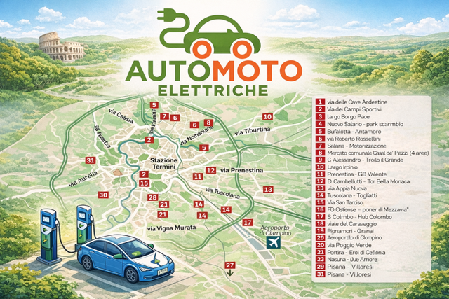 Roma accelera davvero - automotoelettriche