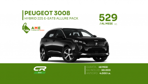 Noleggio a Lungo Termine Auto – Peugeot 3008 Hybrid 225 e-EAT8 Allure Pack